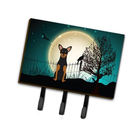 Carolines Treasures Halloween Scary Manchester Terrier Leash or Key Holder BB2218TH68